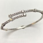 MJ4215-2.0-3MFBW - 14K White Gold Bangle