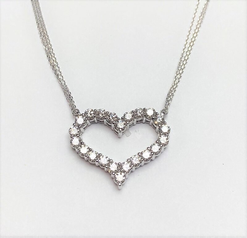 N20-4722W23 - 14K White Gold Necklace