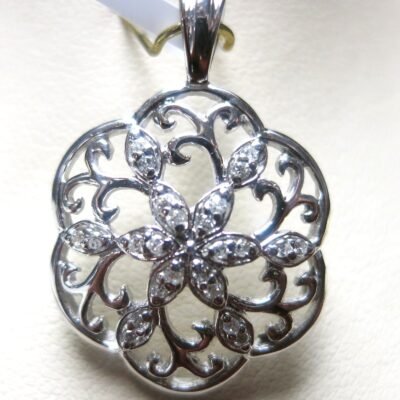 ON31956PW - 14K White Gold Pendant