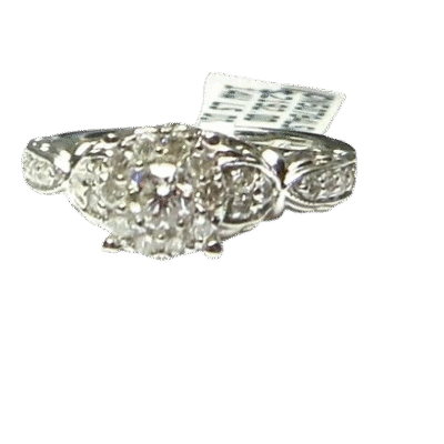 ON50784LSWBH - 14K White Gold Engagement Ring