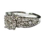 ON50796LSWBH - 14K White Gold Engagement Ring