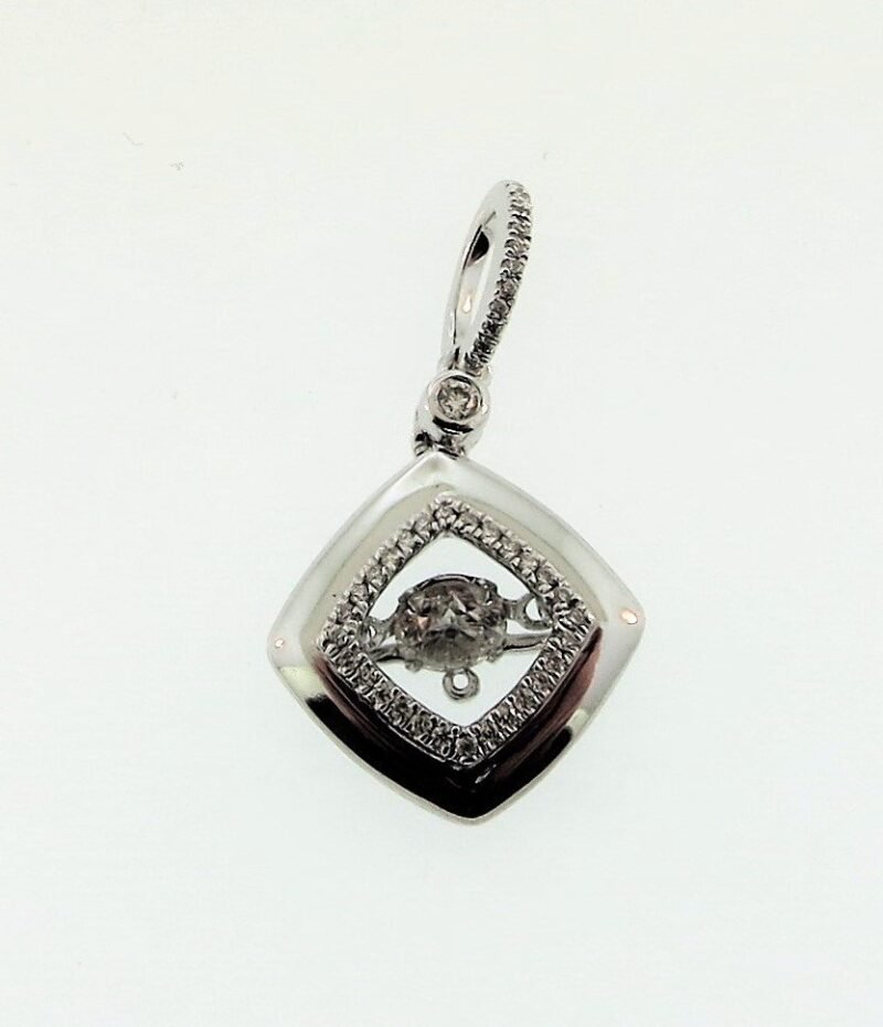 P1025W - 14K White Gold Pendant