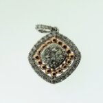 P115404WP - 14K Two Tones Gold Pendant