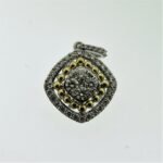 P115404WY - 14K Two Tones Gold Pendant