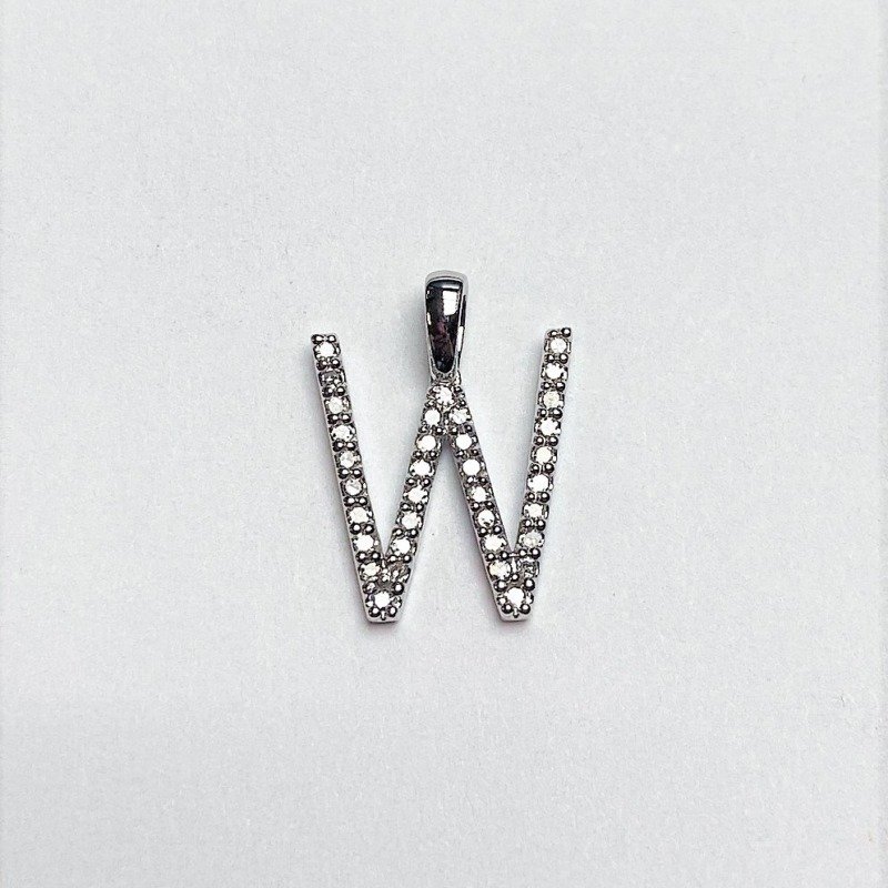 P2043-WW - 14K White Gold Pendant