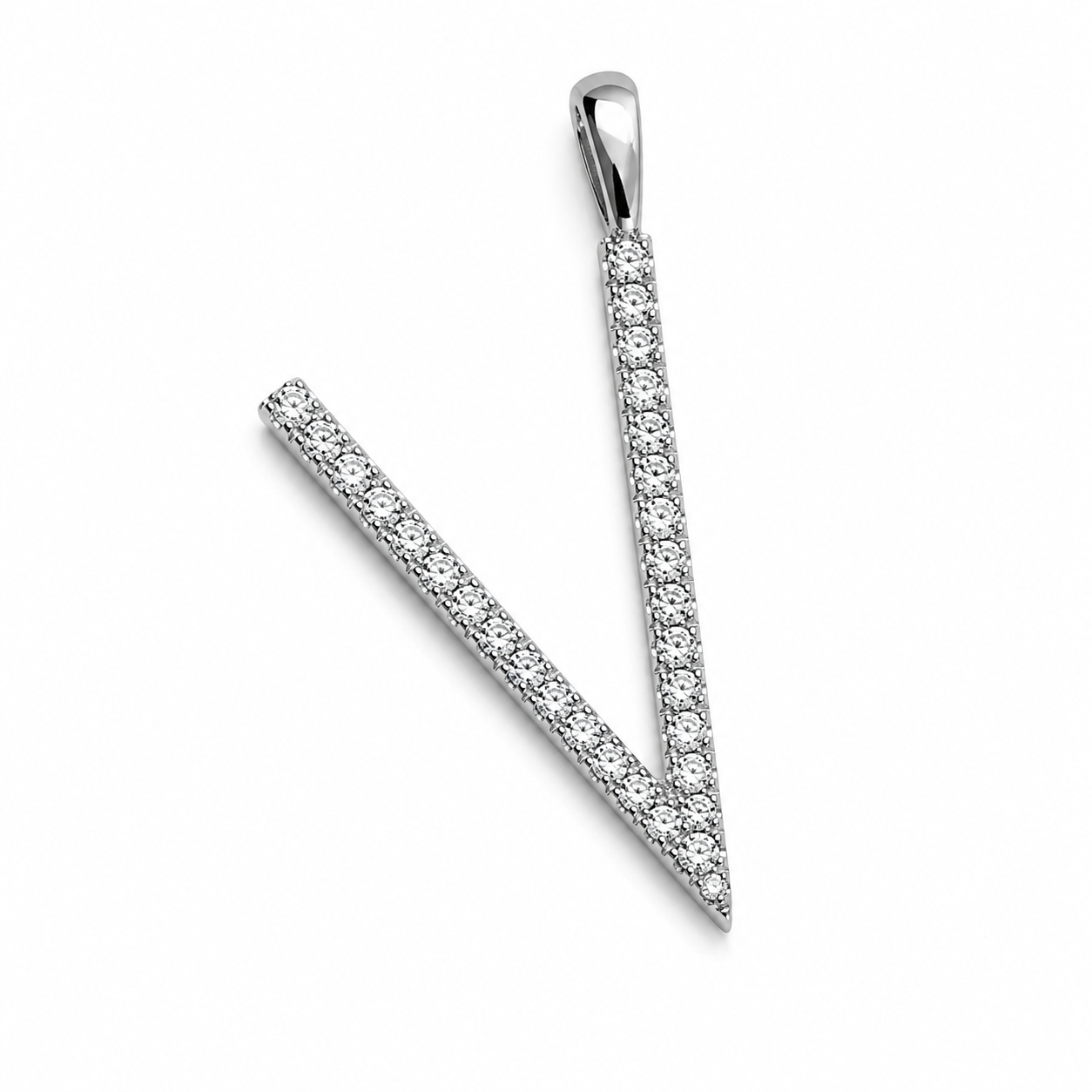 P2044-VW - 14K White Gold Pendant
