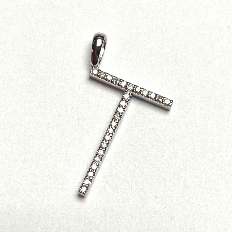P2045-TW - 14K White Gold Pendant