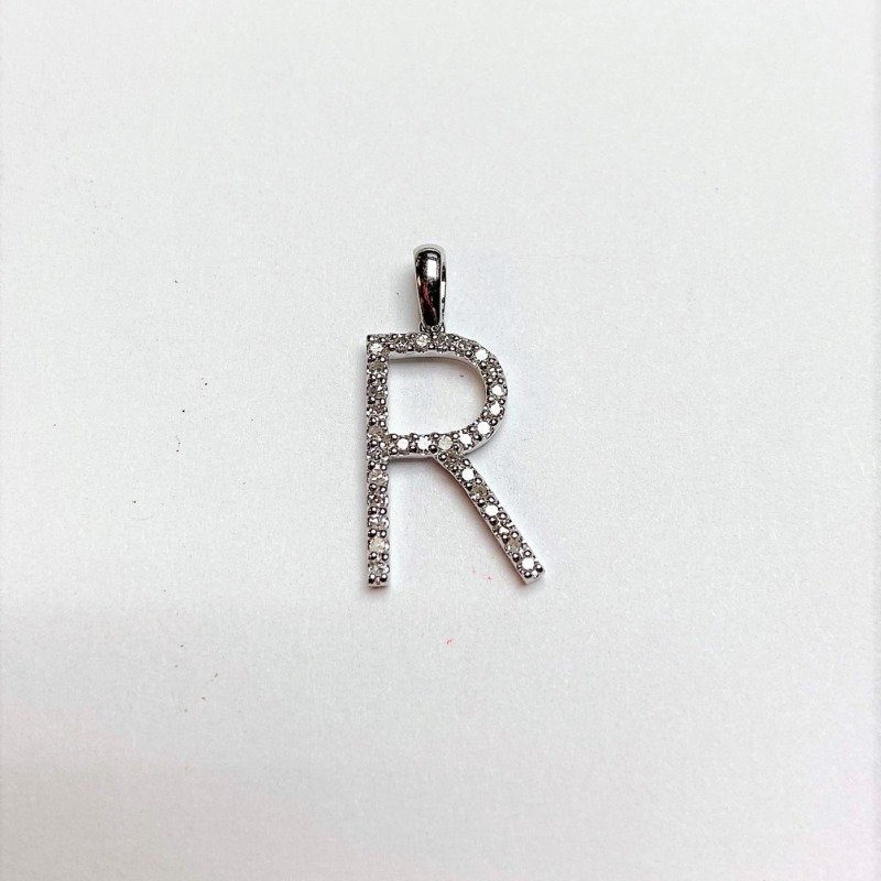 P2047-RW - 14K White Gold Pendant