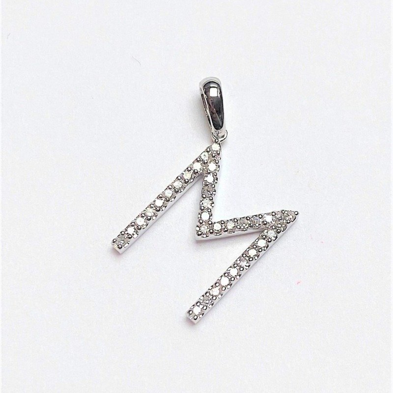 P2048-MW - 14K White Gold Pendant