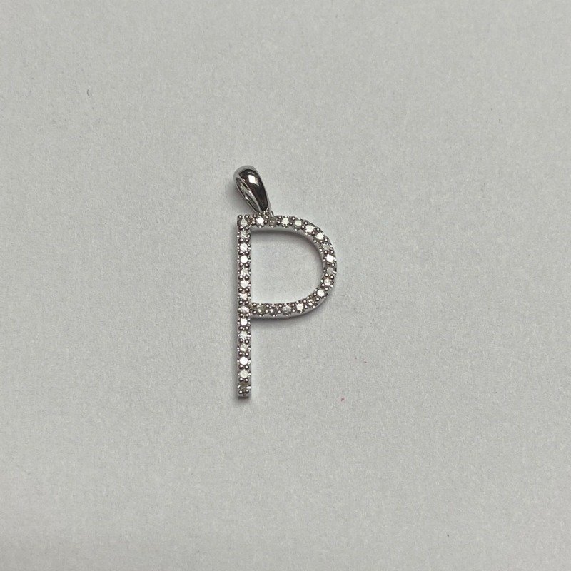 P2051-PW - 14K White Gold Pendant