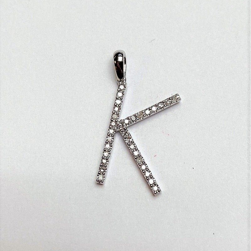 P2052-KW - 14K White Gold Pendant