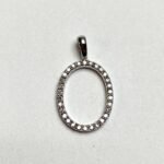 P2061-OW1 - 14K White Gold Pendant