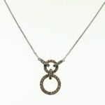 P651PW - 14K Two Tones Gold Necklace