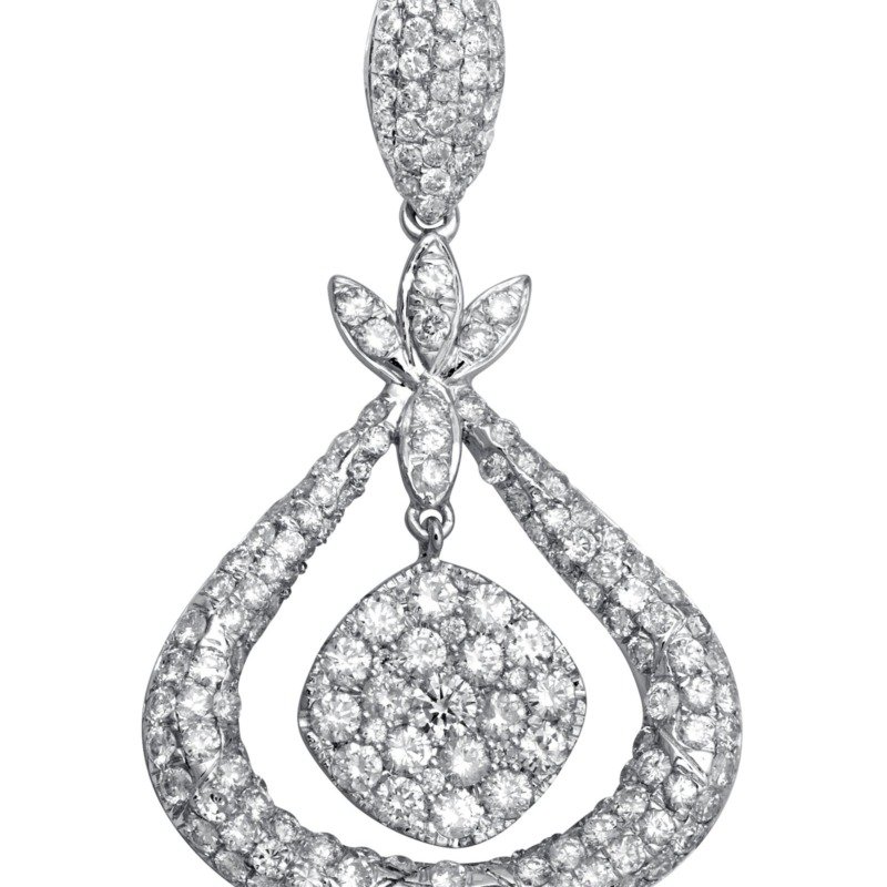 P84286W - 18K White Gold Pendant
