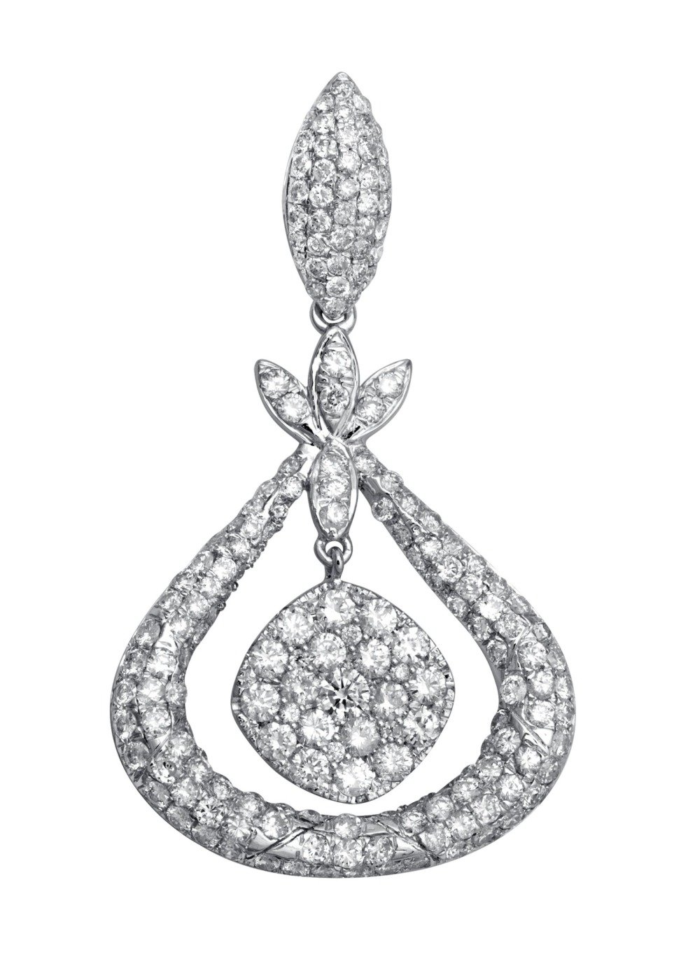 P84286W - 18K White Gold Pendant