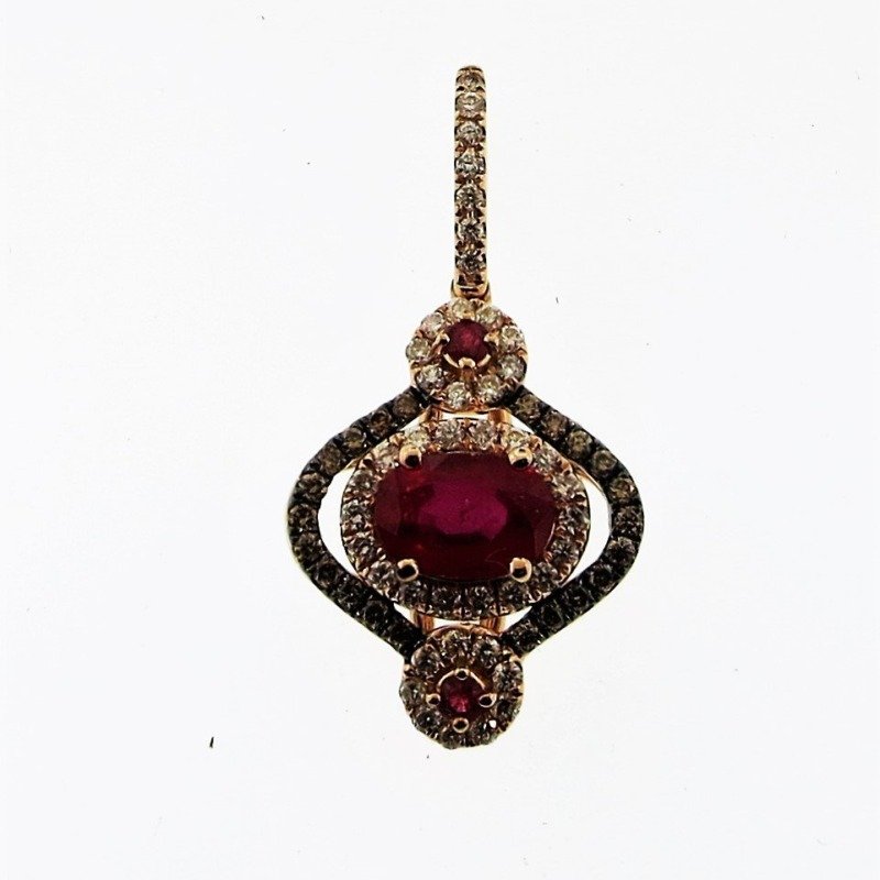 P87406PRU - 14K Rose Gold Pendant