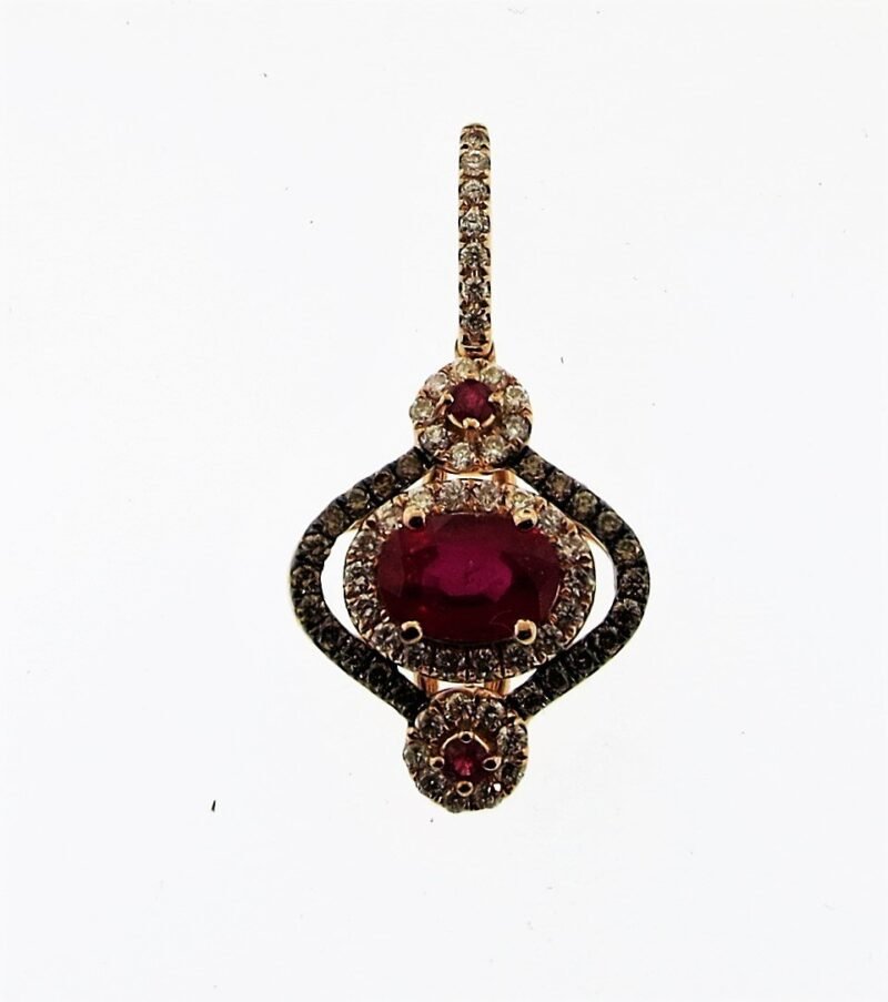 P87406PRU - 14K Rose Gold Pendant