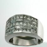 PCLC179AW - 14K White Gold Anniversary Ring