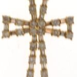 PD00742 - 14K Yellow Gold Cross Pendant