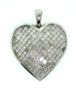 PD164309W - 14K White Gold Pendant