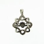 PP04337W - 14K White Gold Pendant