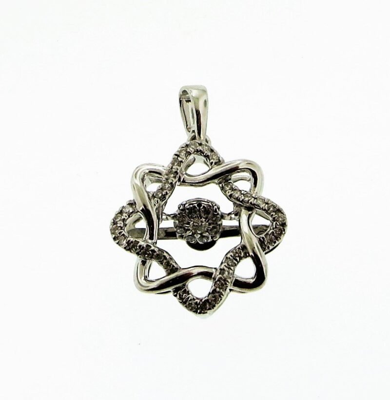 PP04337W - 14K White Gold Pendant