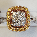 R3387YD - 14K White Gold Ring