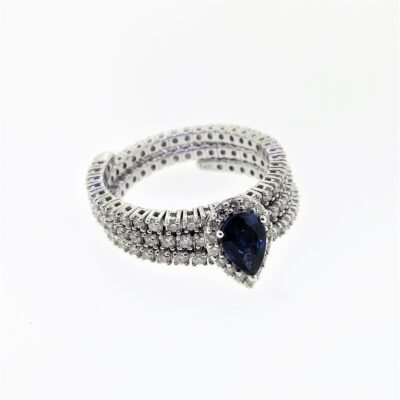R4492WSA - 14K White Gold Ring