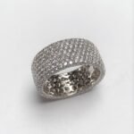 R4922W10.5-1 - 14K White Gold Gents Ring