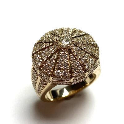 R4941Y - 14K Yellow Gold Gents Ring