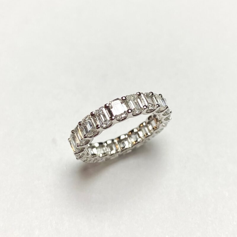R5091B-W7 - 14K White Gold Eternity Band
