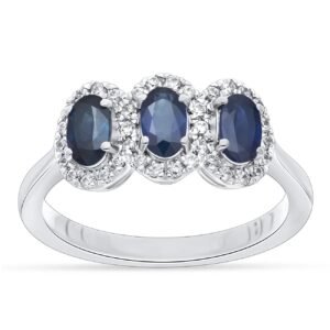 R60169WSA - 14K White Gold Ring