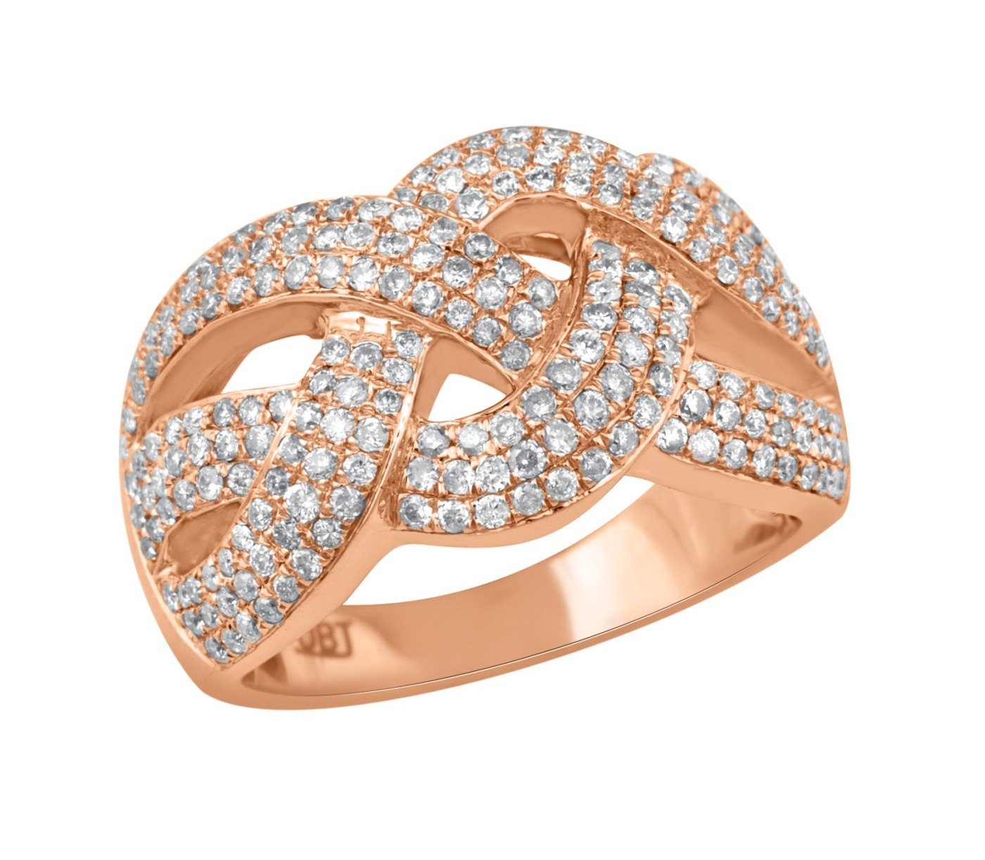 R84498-18P - 18K Rose Gold Ring