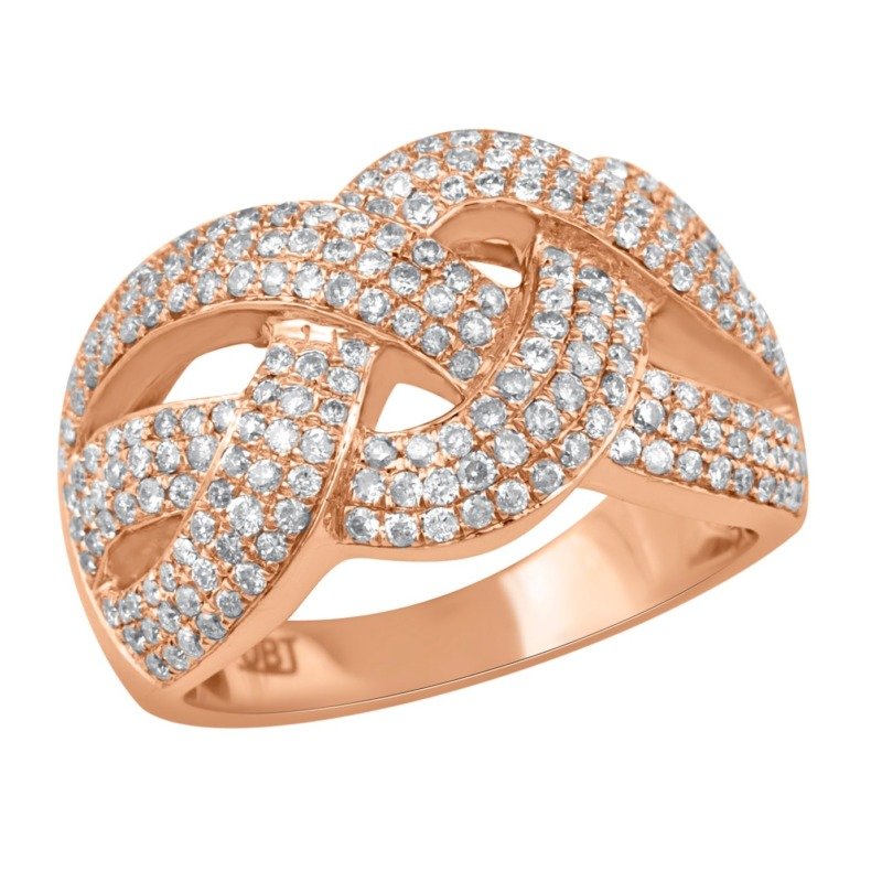 R84498-18P - 18K Rose Gold Ring