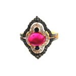 R87098SMTS -  Rose Gold Ring