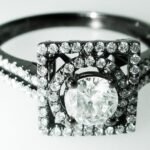 RC1856 - 18K White Gold Engagement Ring