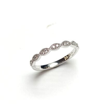 RF1121-03W - 14K White Gold Ring