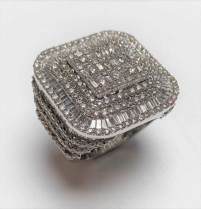 RG0059W - 14K White Gold Gents Ring