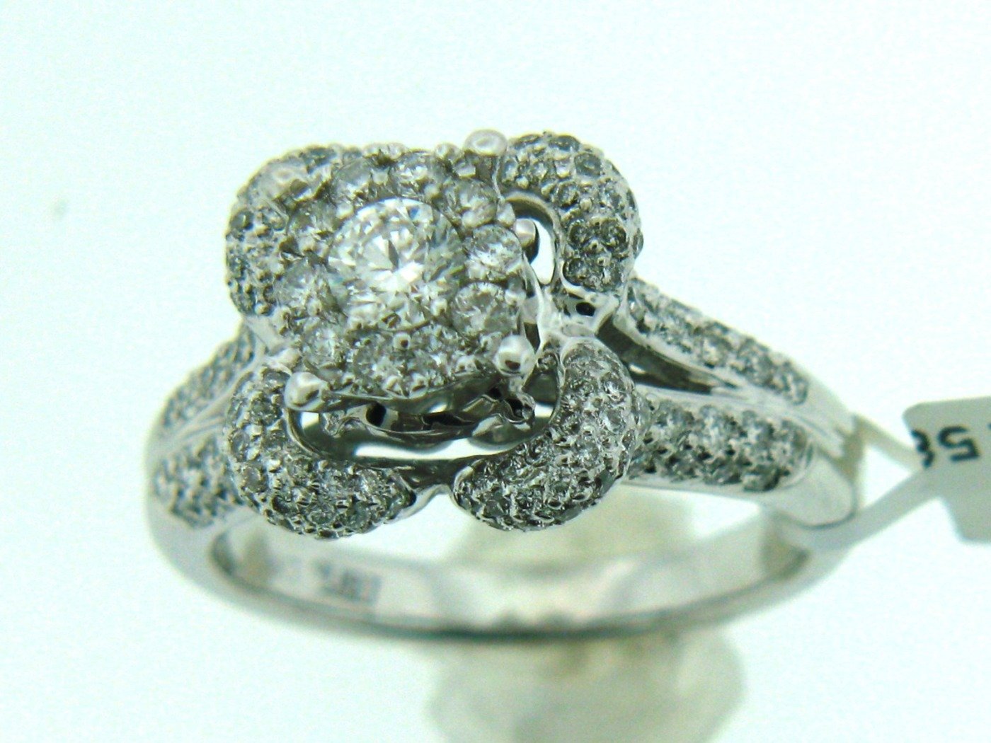 RG15848LSW - 14K White Gold Engagement Ring
