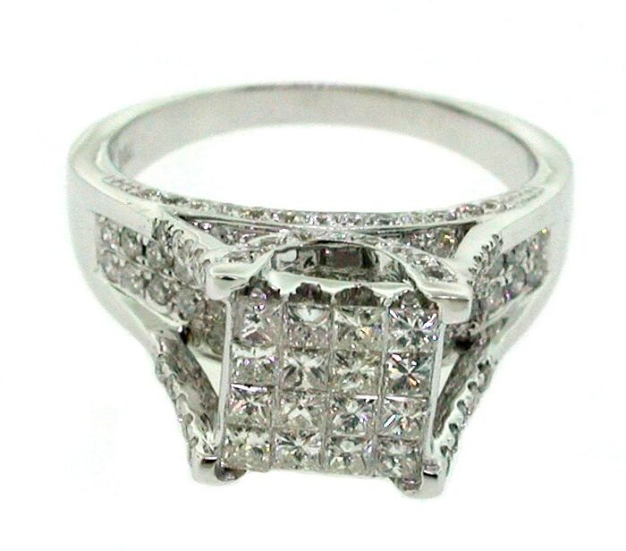 RGP05279W - 14K White Gold Engagement Ring