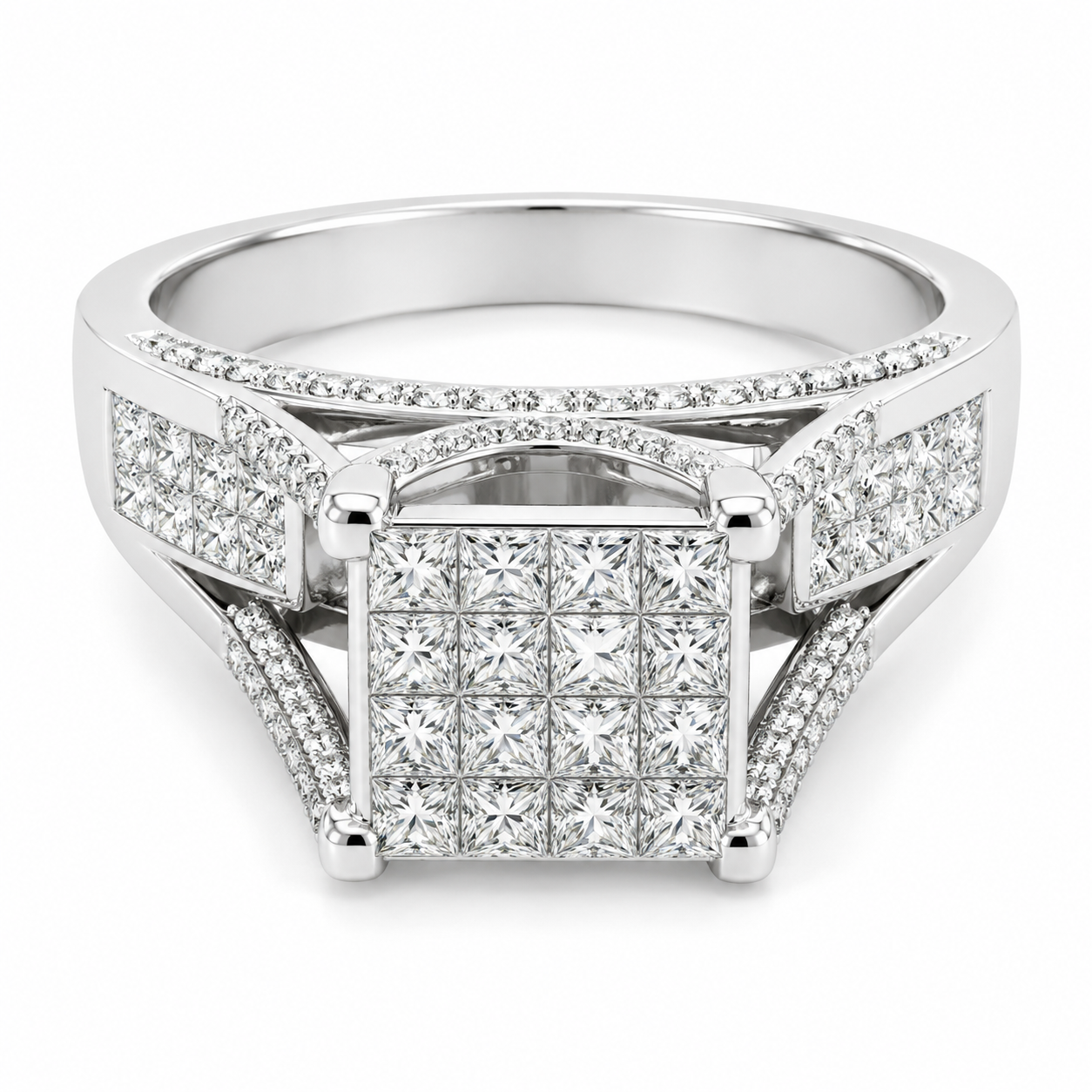RGP05279W -White Gold Engagement Ring
