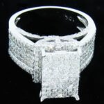 RGR05924W - 10K White Gold Engagement Ring