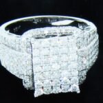 RGR05958W - 10K White Gold Engagement Ring