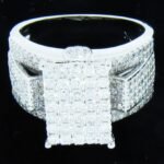 RGR05960W - 10K White Gold Engagement Ring