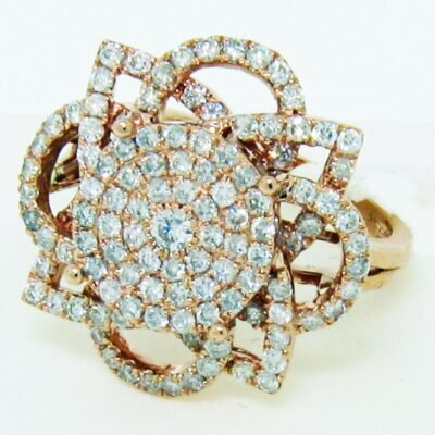 RGR06015P - 14K Rose Gold Ring