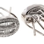 SER00576 - 14K White Gold Huggies Earring