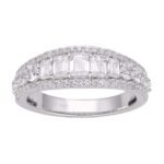 SG32998RW - 14K White Gold Anniversary Ring