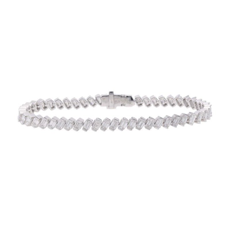 SG34299BR0.15EMW - 14K White Gold Bracelet