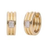 SG34807E-EMY - 14K Yellow Gold Huggies Earring