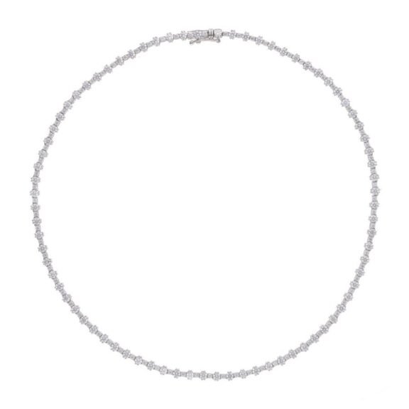 SG34971NW - 14K White Gold Necklace